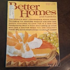 Sept 1965! Better Homes and Gardens  Magazine